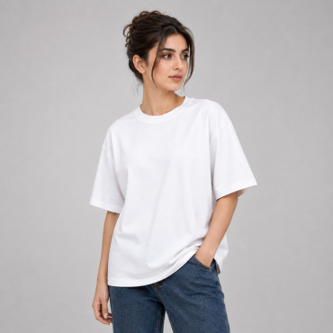 تیشرت زنانه یقه گرد ...