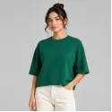 تیشرت یقه گرد باکسی دورس دونخ زنانه سبز